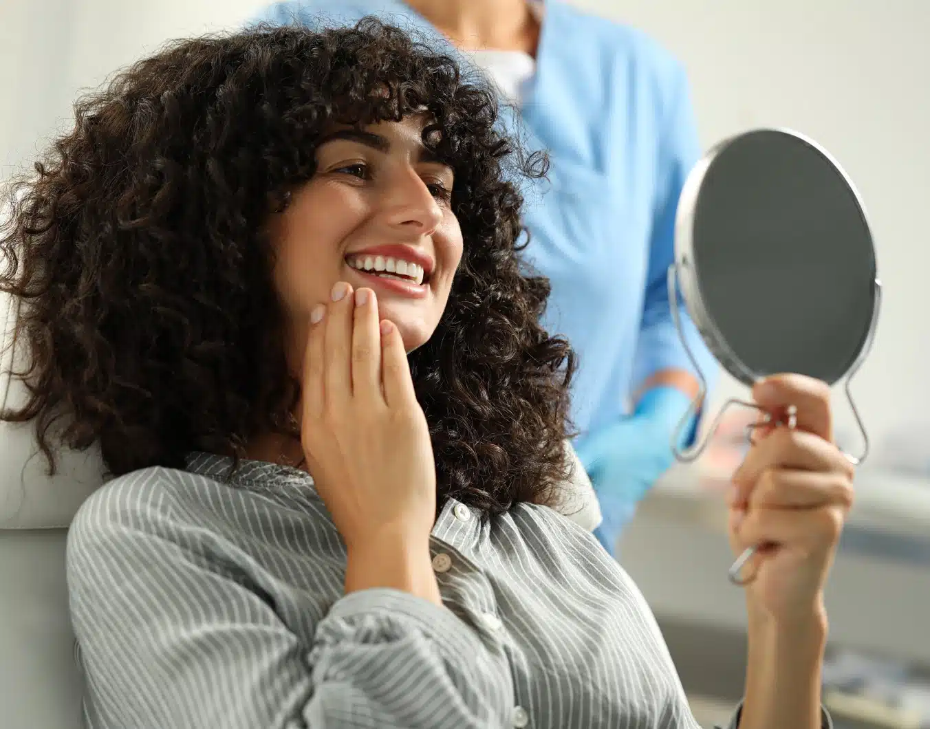 Avant / apres couronnes dentaires